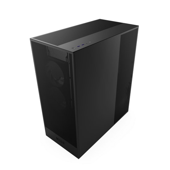 NZXT H7 Flow Siyah ATX Mid-Tower Kasa (CM-H72FB-01) - 3x120mm Fan, Temperli Cam, Üstün Hava Akışı 420mm Radyatör Desteği