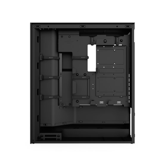 NZXT H7 Flow Siyah ATX Mid-Tower Kasa (CM-H72FB-01) - 3x120mm Fan, Temperli Cam, Üstün Hava Akışı 420mm Radyatör Desteği