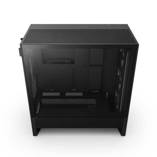 NZXT H5 Flow Siyah ATX Mid-Tower Oyuncu Kasası (CC-H52FB-R1) - RGB Fanlı, Temperli Yan Panel, Üstün Hava Akışı