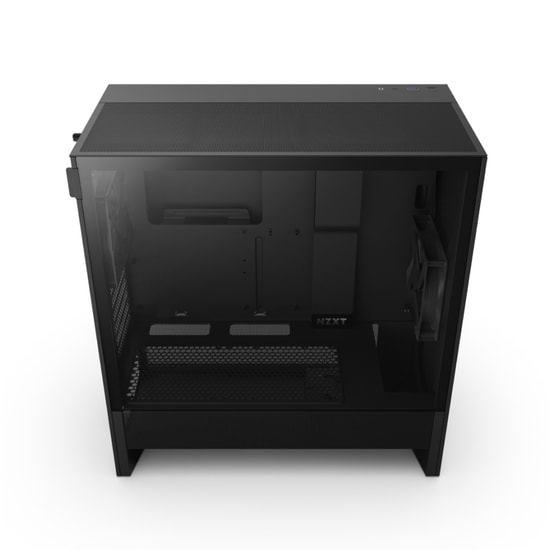 NZXT H5 Flow Siyah ATX Mid-Tower Kasa (CC-H52FB-01) - Temperli Cam, 2x120mm Fan, Üstün Hava Akışı, 360mm Radyatöre Uygun