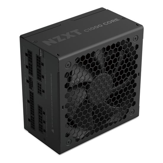 NZXT C1000 Gold Core 1000W Gen 5.1 80+ Gold Tam Modüler ATX 3.1 Güç Kaynağı (PA-0G3BB-EU) - 135mm FDB Fan, Sessiz PSU