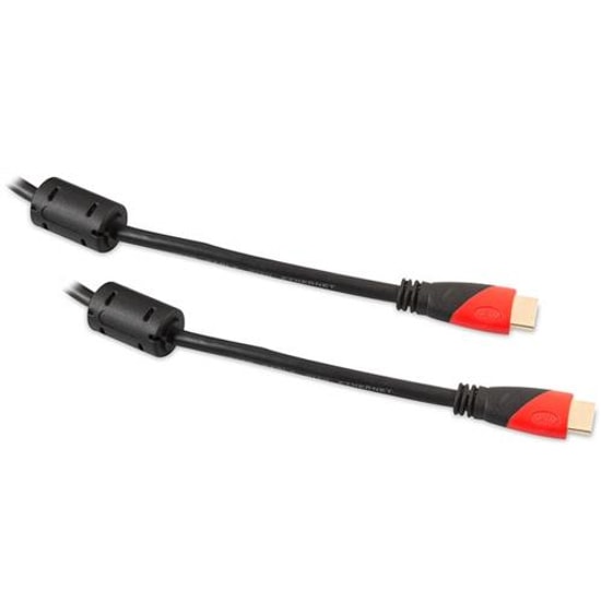 Hytech HY-HDM10 10 Metre 4K HDMI Kablo - Altın Uçlu, 3D ve Full HD 1080p, HDMI 1.4 Versiyon Bağlantı Kablosu