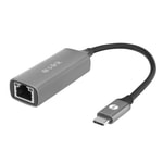 S-Link SW-U336 Type-C to Gigabit Ethernet Dönüştürücü - 1Gbps, Gri Alüminyum Kasa, 15cm Kablo, Ağ Adaptörü