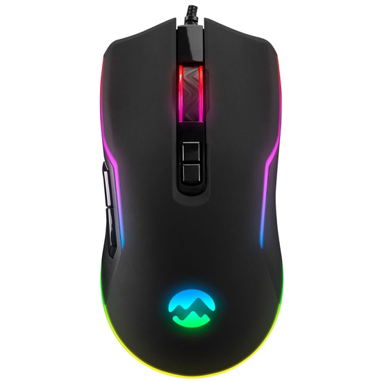 Everest SM-G14 Dusk Siyah Oyuncu Mouse - 7200 DPI, RGB Aydınlatma, 7 Tuşlu, Optik Sensör, USB A Örgü Kablolu