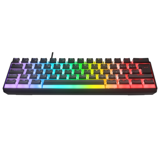 Everest Briar Siyah Red Switch RGB Mekanik Oyuncu Klavyesi - Türkçe Q, Type-C, 180cm Kablo, Ayarlanabilir 3 Eğim Açısı