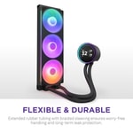NZXT Kraken Elite 360 RGB V2 Sıvı Soğutucu (RL-KR36E-B2) - 3x120mm Fan, LCD Ekran, AM4/AM5/LGA1851, Siyah