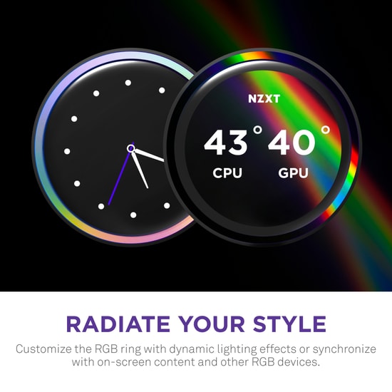 NZXT Kraken Elite 360 RGB V2 Sıvı Soğutucu (RL-KR36E-B2) - 3x120mm Fan, LCD Ekran, AM4/AM5/LGA1851, Siyah