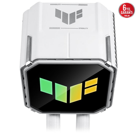 ASUS TUF Gaming LC III 360 ARGB Beyaz Sıvı Soğutucu (90RC0192-B0EAY0) - 3x120mm Fan, Yüksek Hava Akışı, AM4/AM5/LGA1700