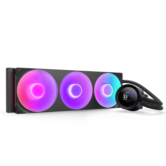 NZXT Kraken Plus 360 RGB V2 Sıvı İşlemci Soğutucu (RL-KR360-B2) - 3x120mm Fan, AM4/AM5/LGA1700, Yüksek Performans