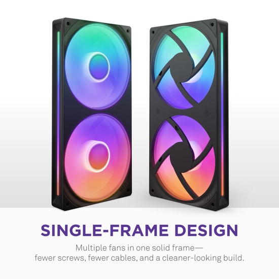 NZXT Kraken Core 240 RGB Sıvı Soğutucu (RL-KR24C-B1) - 2x120mm RGB Fan, LCD Ekran, 2400RPM, AM5/LGA1981, Siyah