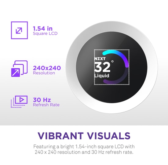 NZXT Kraken Plus 360 RGB V2 (RL-KR360-W2) Beyaz Sıvı İşlemci Soğutucu - 3x120mm Fan, AM4/AM5/LGA1700 Uyumlu