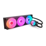 NZXT Kraken Core 360 RGB Sıvı Soğutucu (RL-KR36C-B1) - 3x120mm Fan, 2400RPM, 75CFM, AM4/LGA1851, ARGB Aydınlatma