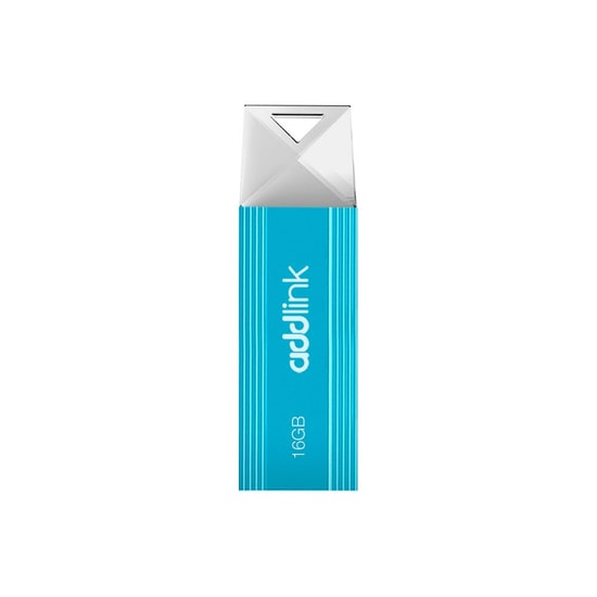 Addlink 16GB USB 2.0 Mavi Flash Bellek (AD16GBU12A2) - 20MB/s Okuma, 10MB/s Yazma Hızlı, U12 Metal Taşınabilir Hafıza