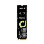Addlink S93 4TB NVMe PCIe Gen4 M.2 SSD (AD4TBS93M2P) - 7400/6500MBs, İnce Tasarım, Düşük Güç Tüketimi