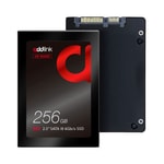 Addlink S20 256GB 2.5" SATA III SSD (AD256GBS20S3S) - 510/400MB/s Okuma/Yazma, Masaüstü/Laptop Uyumlu, 36 Ay Garanti