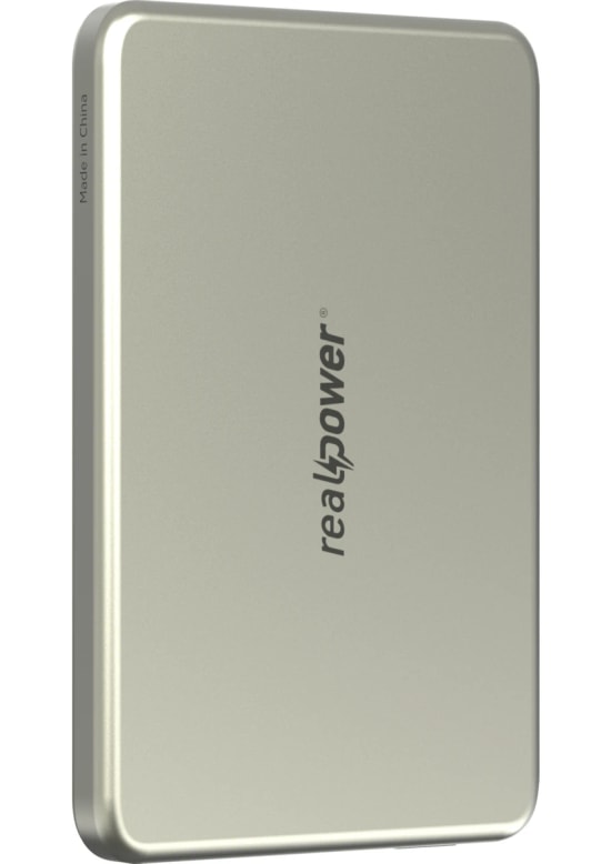 RealPower R Mag Slim 5000mAh Magsafe Powerbank - 20W PD Hızlı Şarjlı, Natural Taşınabilir Manyetik Şarj (NT-116668)