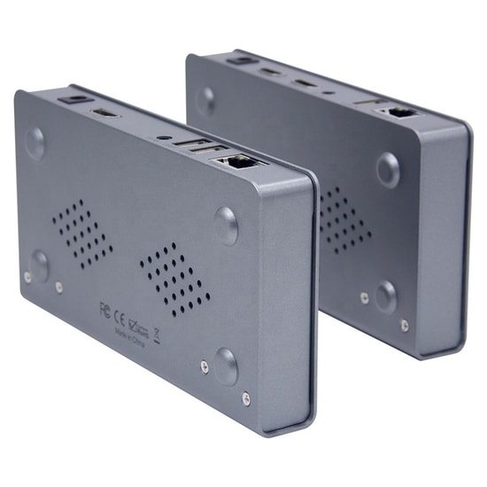 SENSEI 120 Metre 4K HDMI KVM Extender (HDMI+USB+IR) - CAT6 ile USB, IR ve Audio Uzatma, HDTV Kalitesi, Güvenilir Aktarım