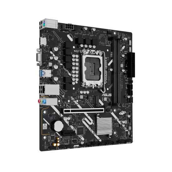 Asus Prime H810M-K Intel 1851 Soket DDR5 6400MHz mATX Anakart - M.2, USB 3.2, mATX, Aura RGB, HDMI, VGA, 5X PROTECTION