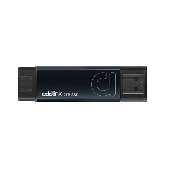Addlink P50 2TB USB 3.2 Taşınabilir SSD - 1000/850MB/s, Type-C/A, AD2TBP50DK, Alüminyum Kasa, Yüksek Performans