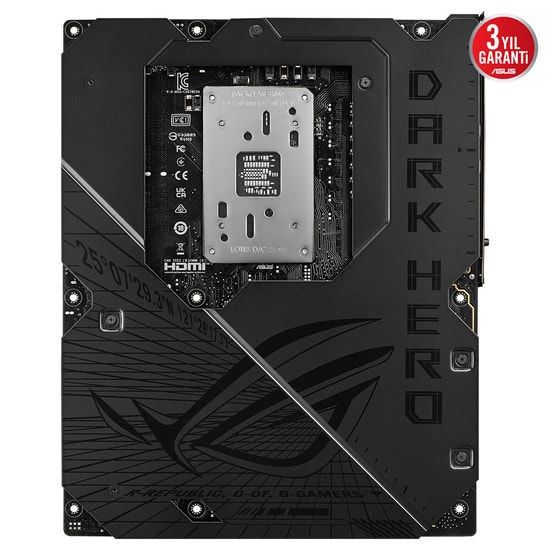 ASUS ROG Crosshair X870E Dark Hero (90MB1NT0-M0EAY0) Anakart - AMD X870E, AM5, DDR5 9600MHz(OC), 5xM.2, WiFi 7, USB4