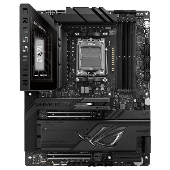 ASUS ROG Crosshair X870E Dark Hero (90MB1NT0-M0EAY0) Anakart - AMD X870E, AM5, DDR5 9600MHz(OC), 5xM.2, WiFi 7, USB4