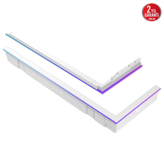 ASUS TUF Gaming TLK-01 ARGB Beyaz Aydınlatma Kiti - GT502 Horizon PC Kasası ile Uyumlu, Kolay Kurulum (90DA00H3-B09000)
