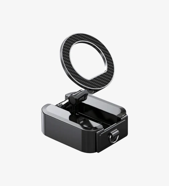 LinkTech LPC-H885 Premium Magsafe Araç Telefon Tutucu - Güçlü Klips, Universal Uyumlu, N52 Mıknatıs, Nano‑Jel Vantuz