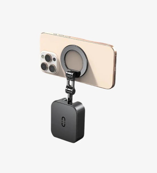 LinkTech LPC-H885 Premium Magsafe Araç Telefon Tutucu - Güçlü Klips, Universal Uyumlu, N52 Mıknatıs, Nano‑Jel Vantuz