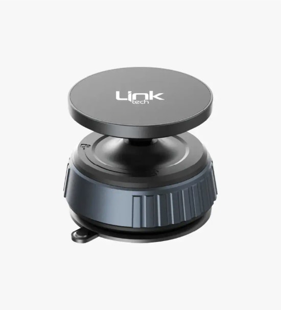 LinkTech H736 Çevre Dostu Vakumlu Manyetik Araç İçi Telefon Tutucu - LHD-H736 Güçlü Vakum ve Konsol Mıknatıs