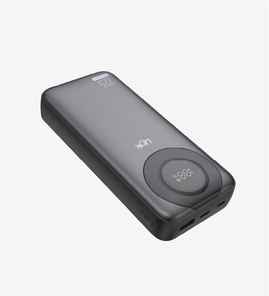LinkTech LPB-P222 Strong 22.5W 20000mAh Siyah Powerbank - Dijital Gösterge, PD Hızlı Şarj Uyumlu, Uçak Kullanımına Uygun