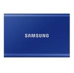 Samsung T7 Mavi 1TB USB 3.2 Gen2 Type-C Taşınabilir SSD (MU-PC1T0H/WW) - 1050/1000MB/s, Şifreli, Darbeye Dayanıklı