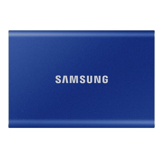 Samsung T7 Mavi 1TB USB 3.2 Gen2 Type-C Taşınabilir SSD (MU-PC1T0H/WW) - 1050/1000MB/s, Şifreli, Darbeye Dayanıklı