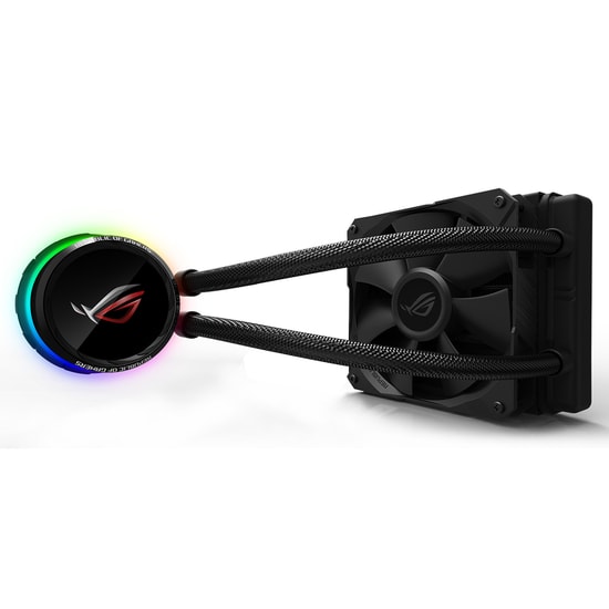 ASUS ROG Ryuo 120 Sıvı CPU Soğutucu (90RC0010-M0UAY0) - 12cm Fan, OLED Ekran, Aura Sync RGB, PWM Fanlı, Intel/AMD Uyumlu