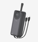 LinkTech LPB-P223 Strong 30000mAh 22.5W Siyah Powerbank - Dijital Ekranlı, PD Hızlı Şarj, Çift USB Çıkış, Dahili Kablolu