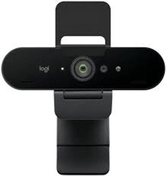 Logitech Brio 4K Ultra HD Kurumsal Webcam (960-001724) - 4K/30fps, 1080p/60fps, Çift Mikrofon, 90 Görüş Açısı, Grafit