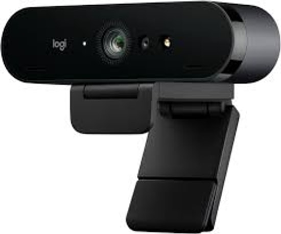 Logitech Brio 4K Ultra HD Kurumsal Webcam (960-001724) - 4K/30fps, 1080p/60fps, Çift Mikrofon, 90 Görüş Açısı, Grafit