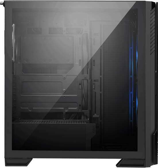 MSI MPG Velox 300R Airflow PZ E-ATX Oyuncu Kasası - Temperli Cam, 3x120mm ARGB Fan, Toz Filtreli, USB 3.2 Gen 2x2, Siyah