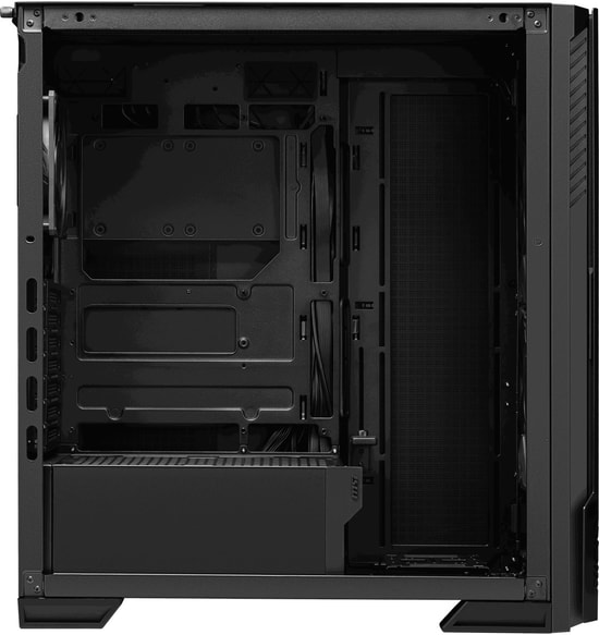 MSI MPG Velox 300R Airflow PZ E-ATX Oyuncu Kasası - Temperli Cam, 3x120mm ARGB Fan, Toz Filtreli, USB 3.2 Gen 2x2, Siyah