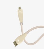 Linktech LCA-K691 Safe 120W USB-A'dan Type-C Krem Şarj ve Data Kablosu - 5A, 1200mm, Hızlı Şarj ve Data Transfer