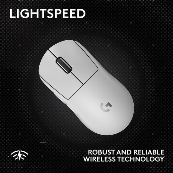 Logitech G PRO X Superlight 2 SE Beyaz Kablosuz Oyuncu Mouse - 44000 DPI, LIGHTSPEED, HERO Sensör (910-007555)
