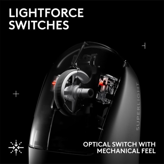 Logitech G PRO X Superlight 2 SE Siyah Kablosuz Oyuncu Mouse - HERO 2 Sensör, LIGHTSPEED, 44000 DPI (910-007553)