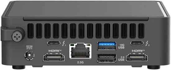 ASUS NUC 15 Pro Slim Core i7-240H Barebone Mini PC - RAM/SSD Yok, FreeDOS, Intel Grafik, WiFi, BT (RNUC15CRKC700002)