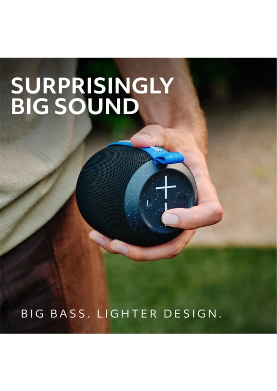 Ultimate Ears WONDERBOOM Play Siyah Bluetooth Taşınabilir Hoparlör - Su Geçirmez, Kompakt Tasarım (984-001948)