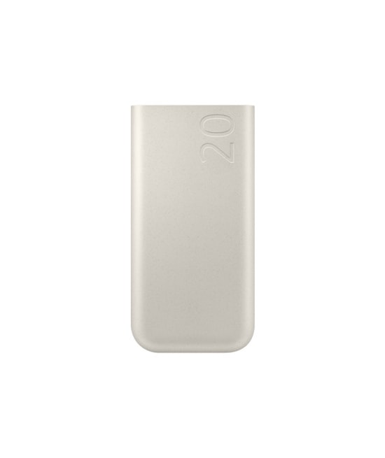 Samsung EB-P4520XUEGWW 20.000 mAh Powerbank Bej Renk - 45W Süper Hızlı Şarj, USB-C, PD 3.0, 3 Port