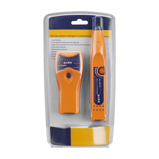 S-Link SL-KB1030 Kablo Bulucu ve Tester - Kablo Test Cihazı, Hat Takibi ve Süreklilik Kontrolü - Profesyonel Ağ Tanılama