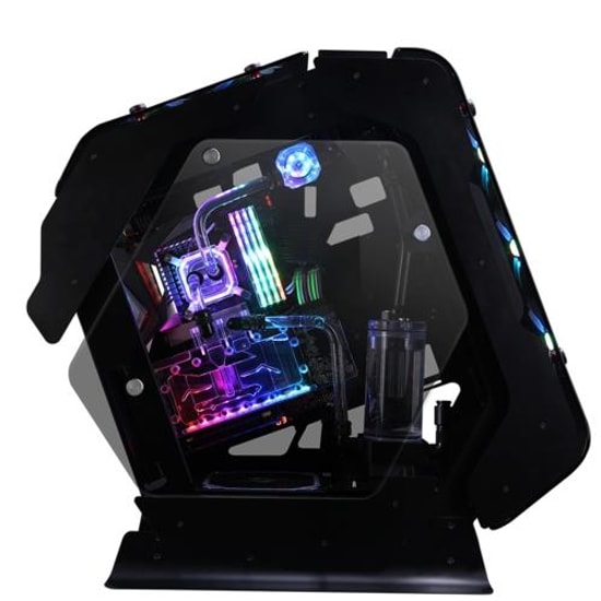 Zalman Z-MACHINE500-BK Siyah E-ATX Mid Tower Kasa - USB 3.1 Type-C, 2x USB 3.0, Şeffaf Yan Panel, Kulaklık & Mikrofon