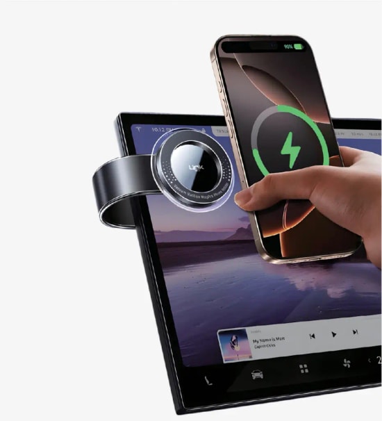LinkTech LPC-H883 Premium Teleskopik Araç Telefon Tutucu - Güçlü Klips, Evrensel Uyum, N52 Mıknatıs, 360 Dönebilen
