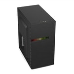Redrock M309BB Peak 300W (Real 250W) Siyah mATX Kasa - Kompakt Tasarım, USB ve Ses Çıkışları, Şık Siyah Kasa