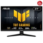 Asus TUF Gaming VG279Q5A 27" 200Hz 0.3ms Fast IPS Oyuncu Monitör - Full HD, 300cd, HDMI, DP, G-Sync, 4W Hoparlör, VESA