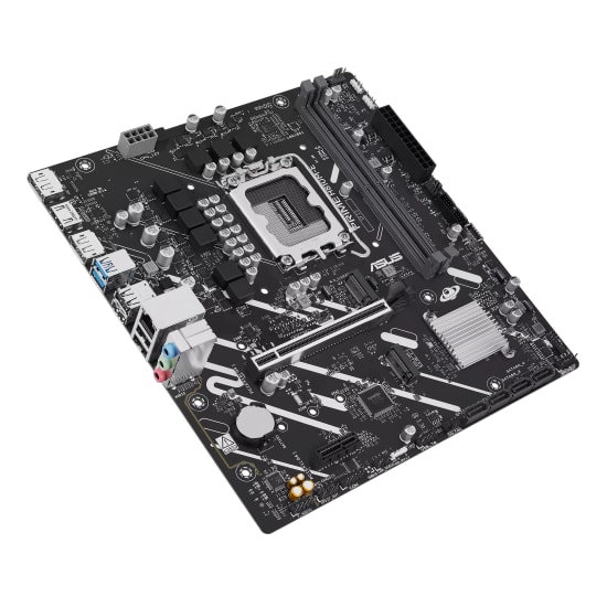 Asus PRIME H810M-E-CSM Intel LGA1851 DDR5 6400Mhz mATX Anakart - Çift M.2, USB 3.2, Aura RGB, HDMI, DP, USB3.2, Type C